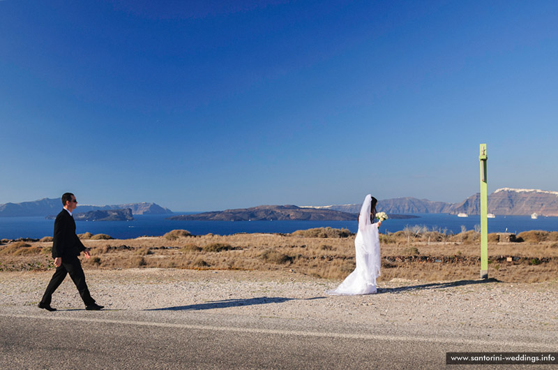 Santorini Weddings / Dana Villas