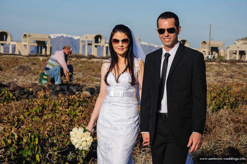 Wedding in Santorini