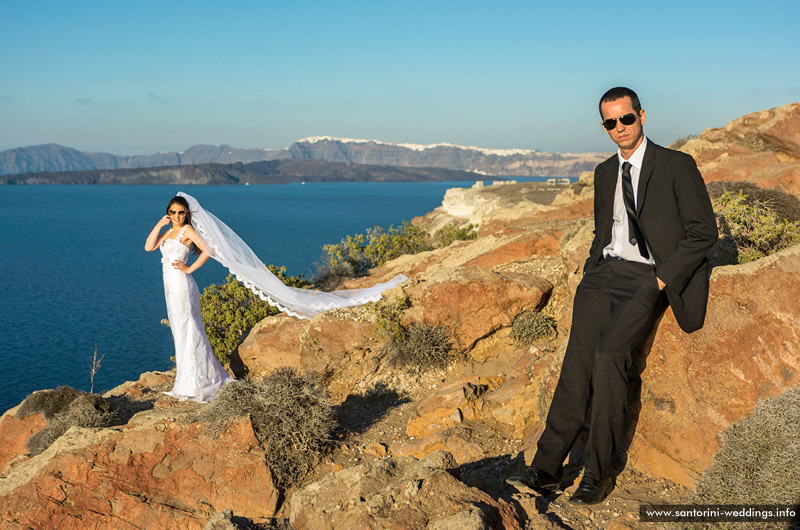 Santorini Weddings / Dana Villas