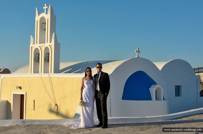 Santorini Weddings / Dana Villas