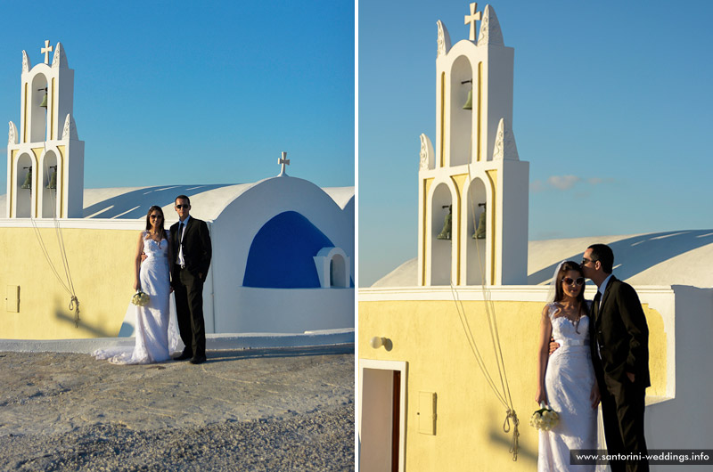 Santorini Weddings / Dana Villas