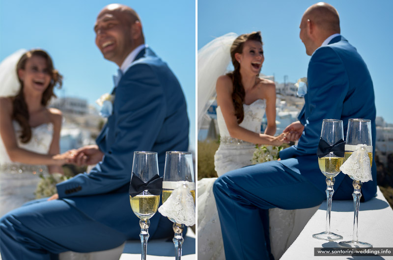 Wedding in Santorini