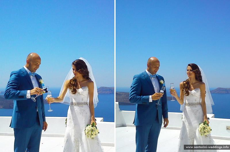 Wedding in Santorini