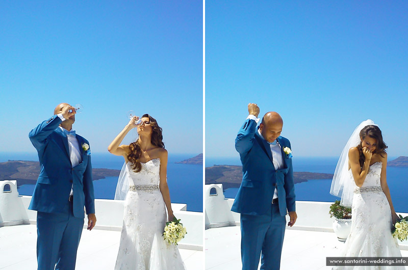 Wedding in Santorini