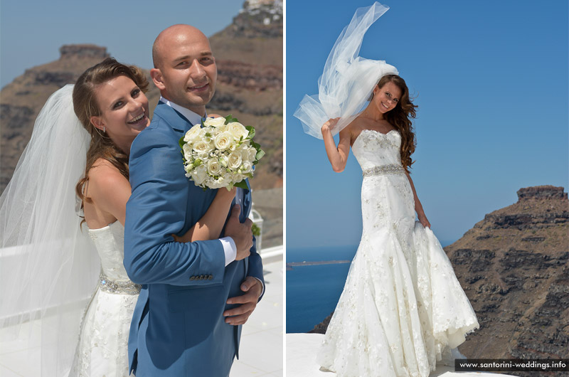 Wedding in Santorini