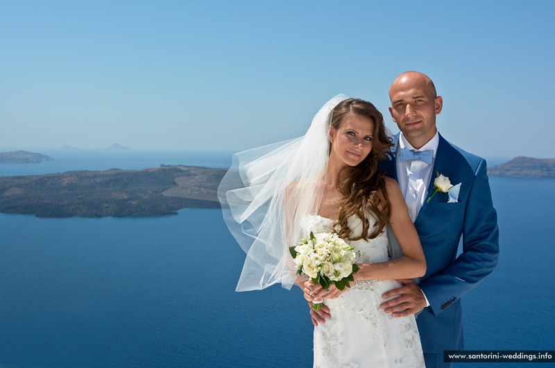 Wedding in Santorini