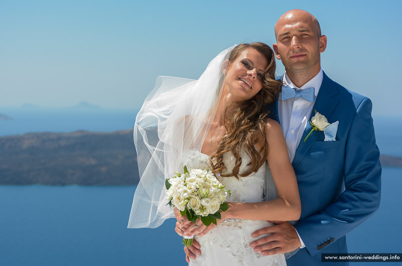 Wedding in Santorini