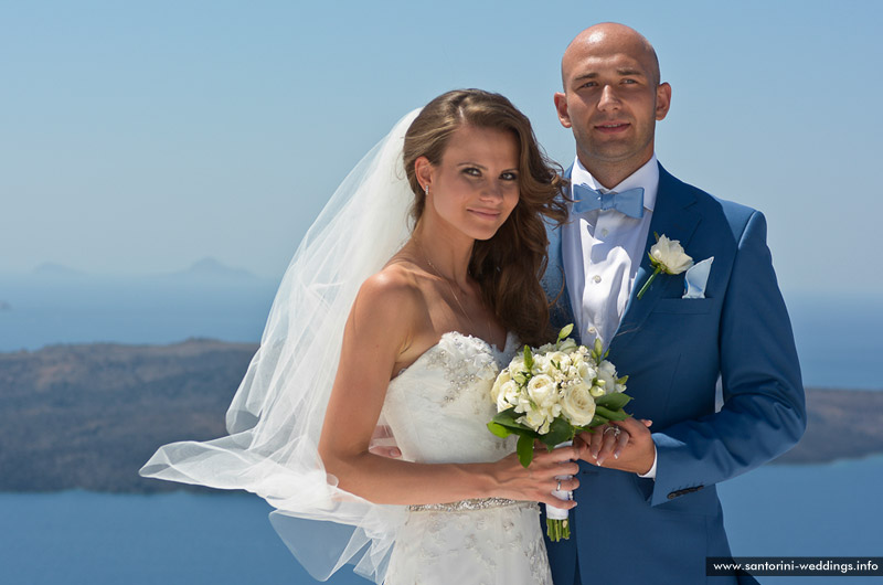 Wedding in Santorini