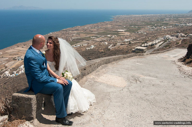 Santorini Weddings / Agia Irene