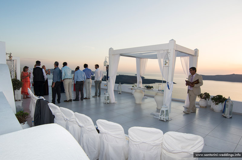 Wedding in Santorini