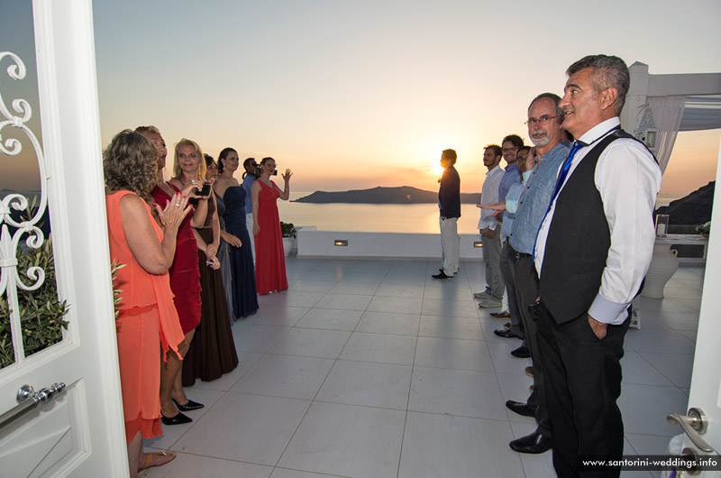 Wedding in Santorini