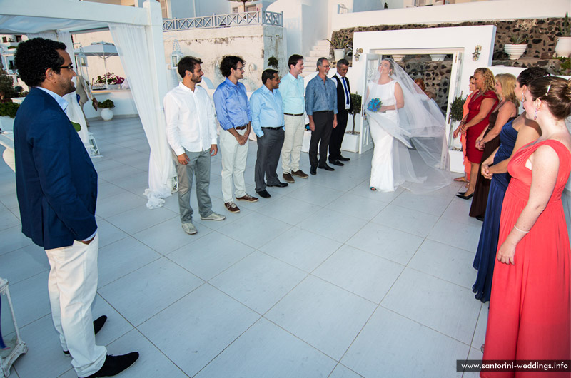 Wedding in Santorini