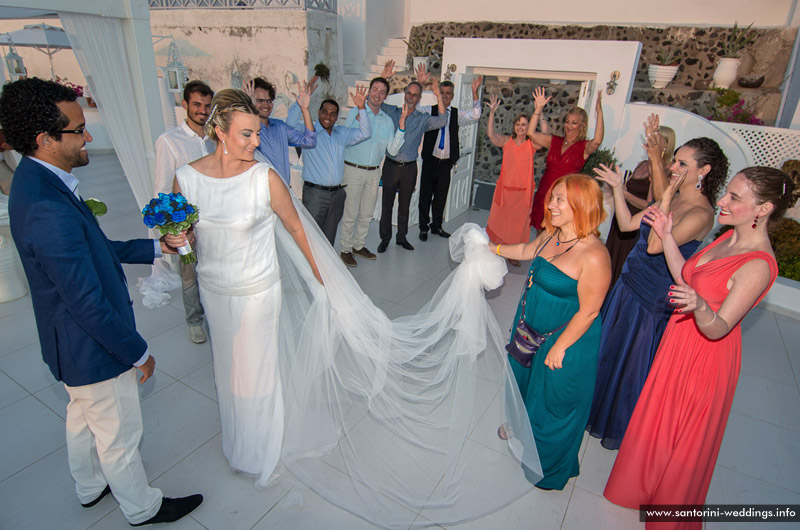 Santorini Weddings / Dana Villas