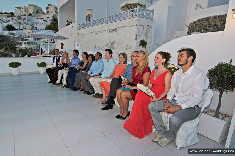 Santorini Weddings / Dana Villas