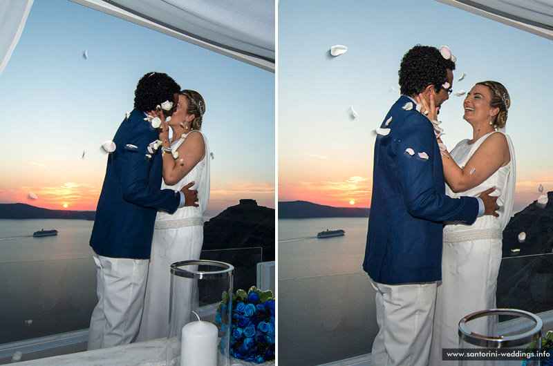 Santorini Weddings / Dana Villas