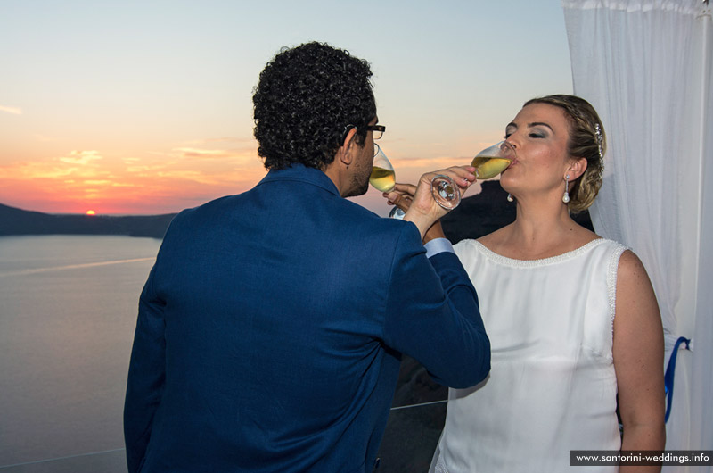 Wedding in Santorini