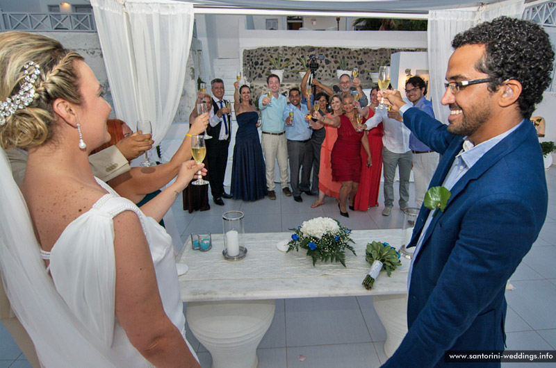 Santorini Weddings / Dana Villas