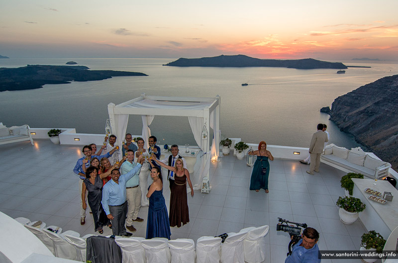 Wedding in Santorini