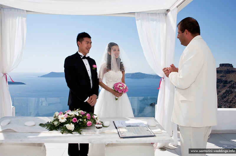 Santorini Weddings / Dana Villas