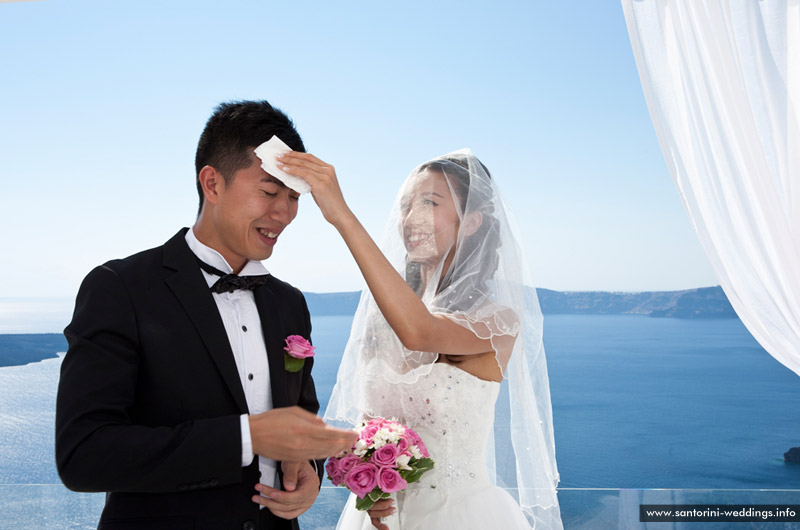 Santorini Weddings / Dana Villas