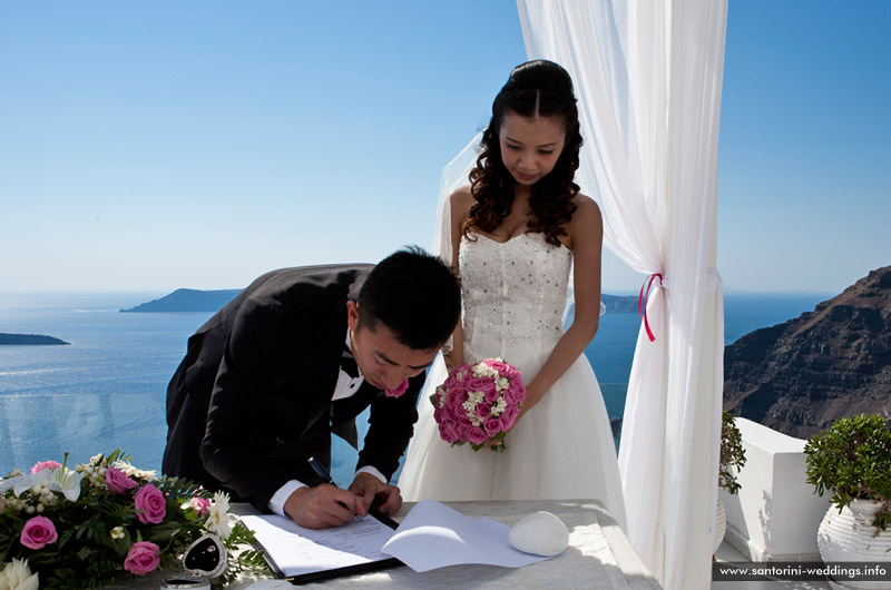 Santorini Weddings