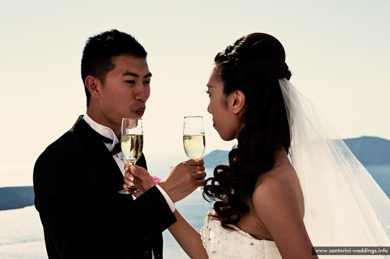 Wedding in Santorini