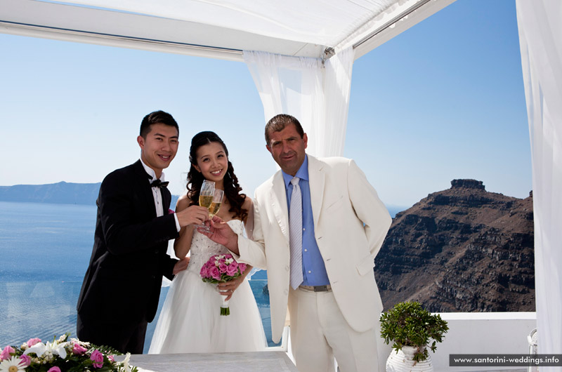 Wedding in Santorini