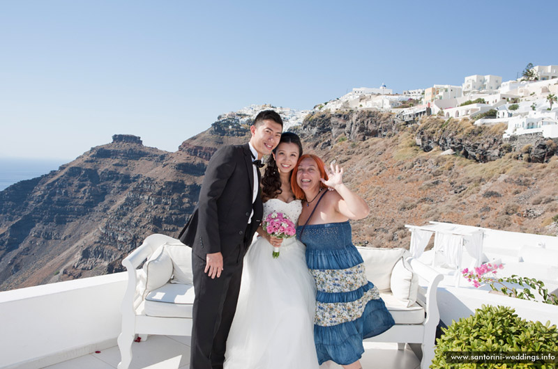 Santorini Weddings / Dana Villas