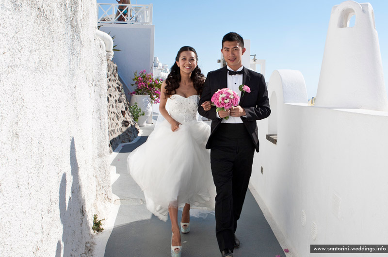 Santorini Weddings / Dana Villas