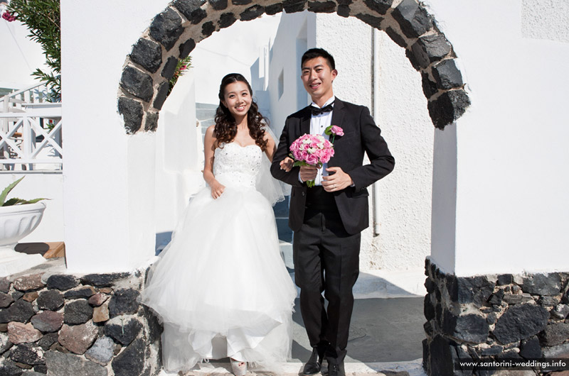 Santorini Weddings / Dana Villas