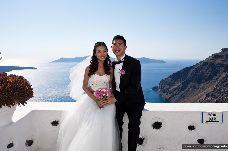 Wedding in Santorini