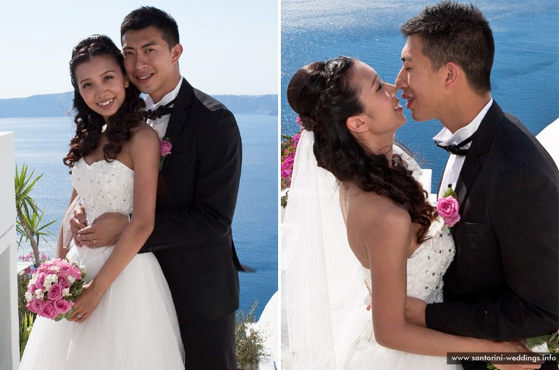 Santorini Weddings / Dana Villas