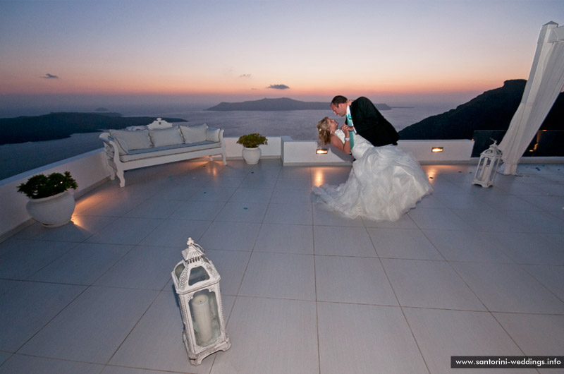 Santorini Weddings / Dana Villas