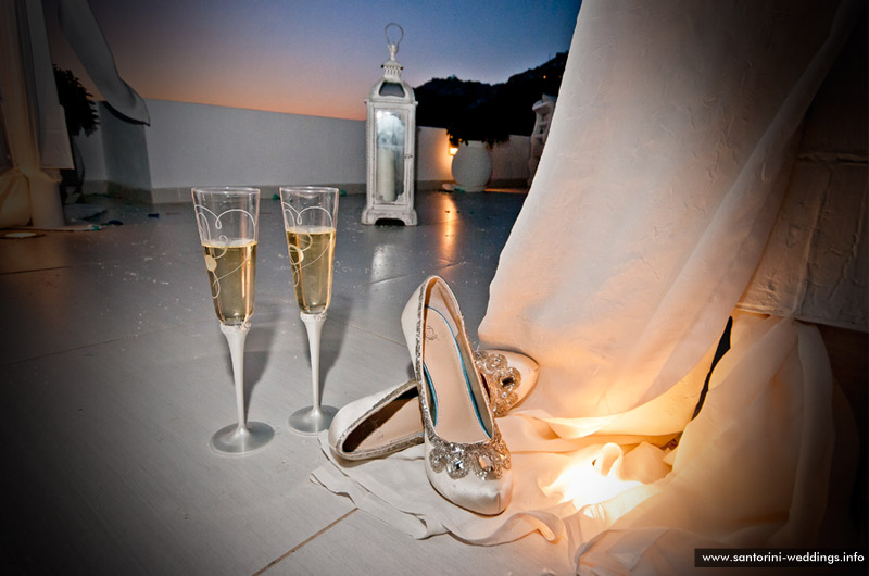 Santorini Weddings / Dana Villas