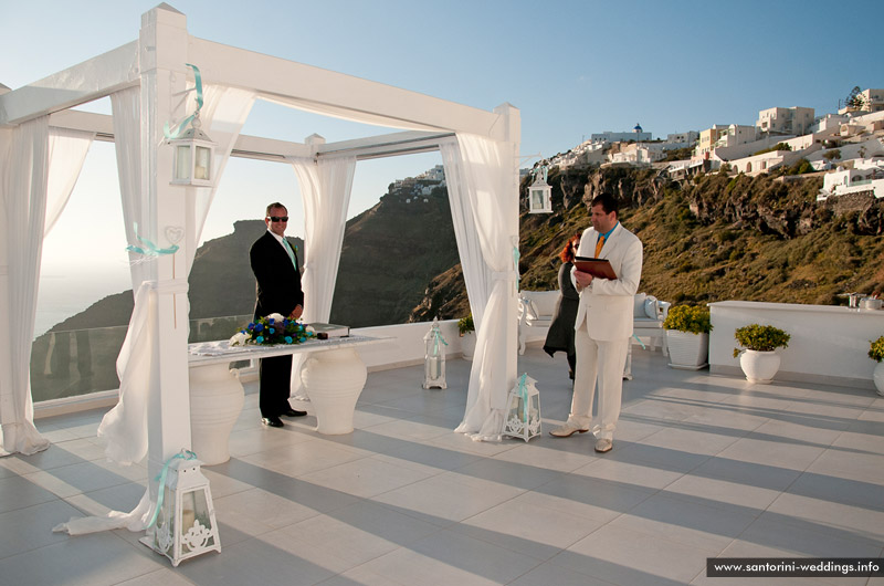 Wedding in Santorini