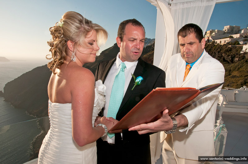 Santorini Weddings / Dana Villas