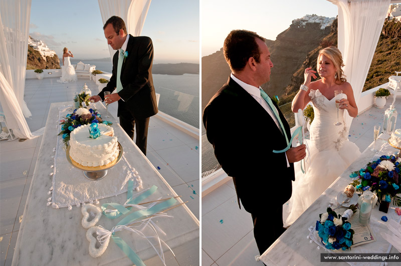 Santorini Weddings / Dana Villas