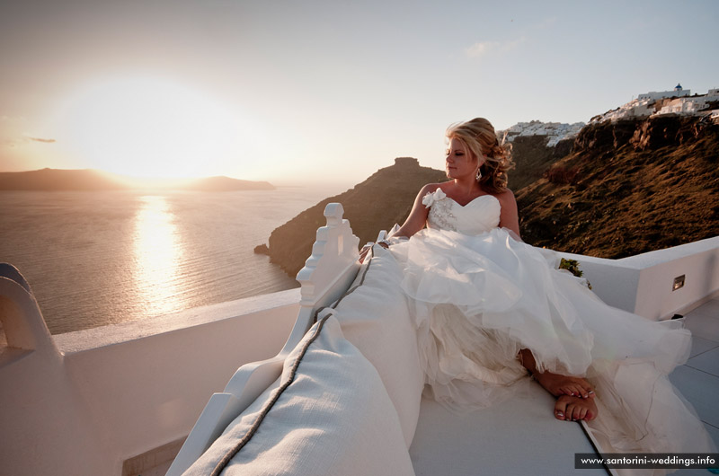 Wedding in Santorini