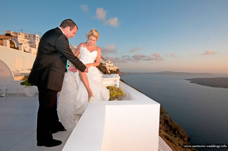 Wedding in Santorini