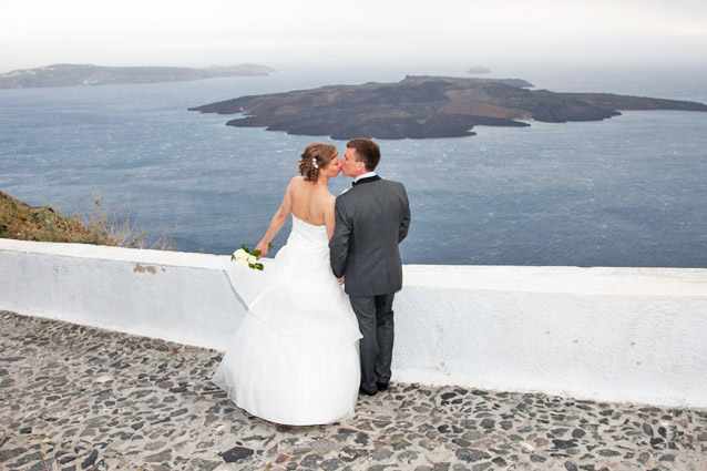 wedding in santorini