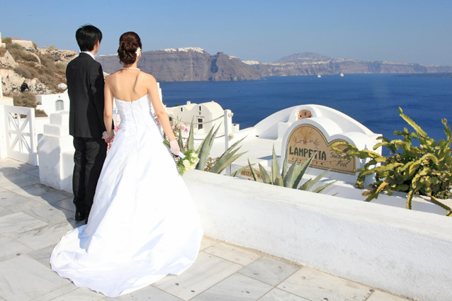 santorini wedding