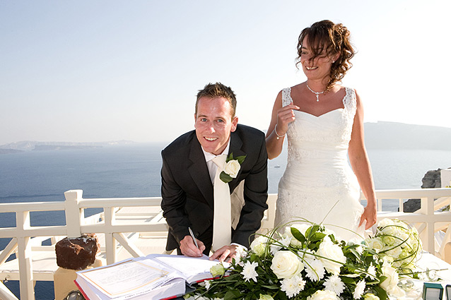 santorini destination wedding