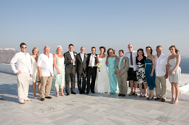 wedding in oia