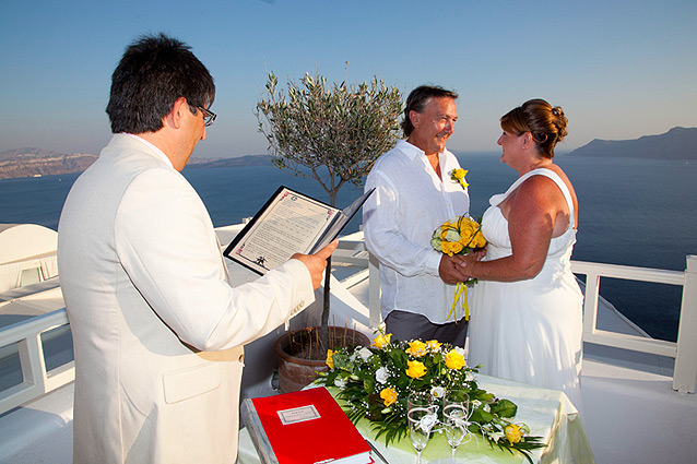 santorini wedding