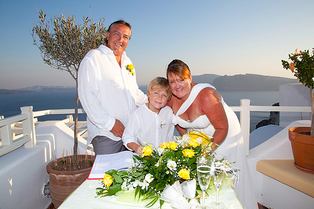 santorini wedding