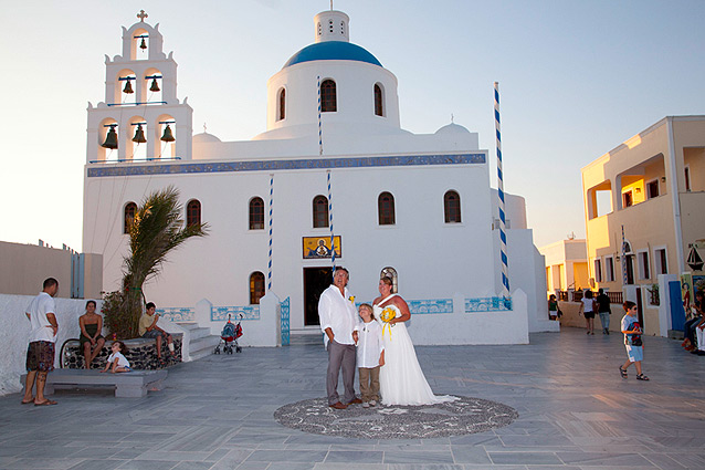 santorini wedding