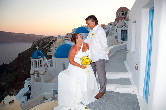 santorini wedding