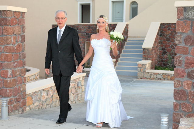 Wedding in Santorini Fira