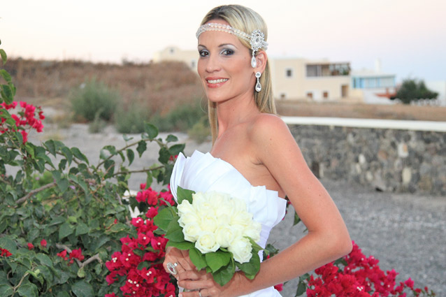 wedding in santorini