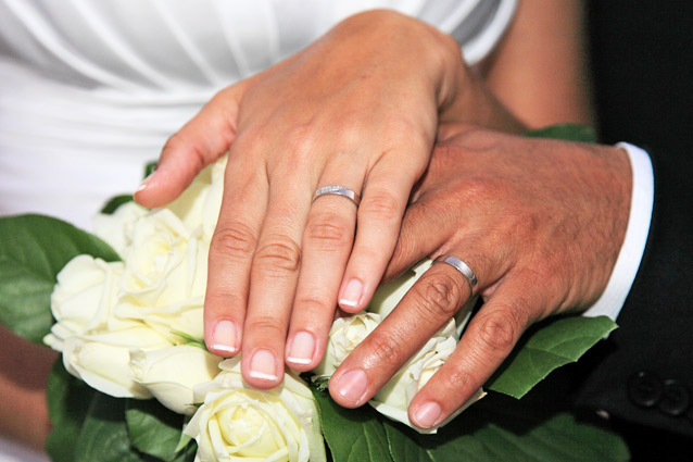 santorini wedding rings